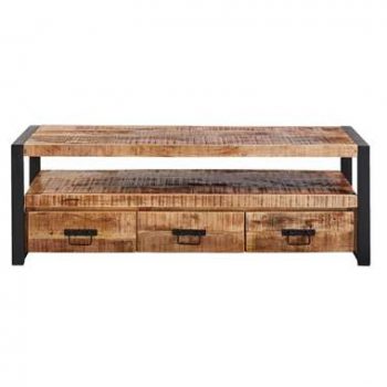 TV meubel Scott - metaal/hout - 50x150x45 cm - Leen Bakker