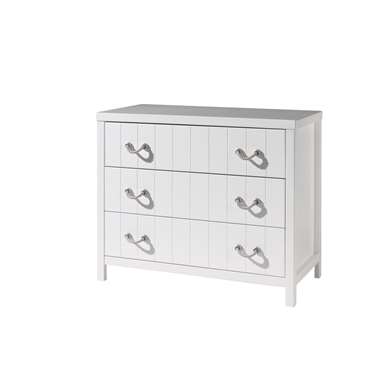 Vipack commode Lewis 3 lades - wit - 90