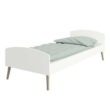 Bed Soft Line is een trendy eenpersoons kinderbed met een matrasmaat 90x200cm. Het bed is vervaardigd uit MDF.