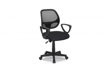Leuke (kinder-) bureaustoel in meerdere kleuren. De zithoogte van de bureaustoel is in hoogte verstelbaar van 41 cm tot 53 cm en het zitvlak heeft een polyester bekleding.
