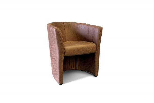 Met deze klassieke fauteuil haal je een goed zitcomfort in huis. Gebruik hem aan de eetkamertafel of als losstaand zitje. Het frame van de fauteuil is vervaardigd uit spaanplaat en afgewerkt met een polyester stof. Verkrijgbaar in meerdere kleuren en uitvoeringen.