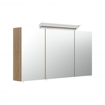 Deze spiegelkast kan door zijn strakke design een plaatsje vinden in elke badkamer. Door zijn 10 watt neutraal witte lamp ben je verzekerd van goed licht! (4000 Kelvin). Achter de deuren