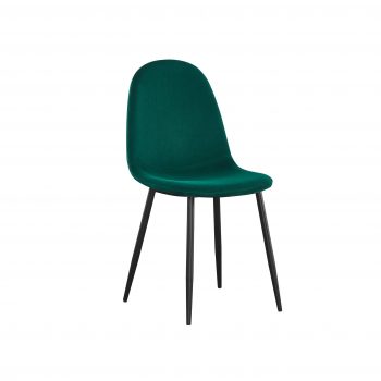 Deze vrolijke en goed betaalbare stoel is verkrijgbaar in de kleuren groen
